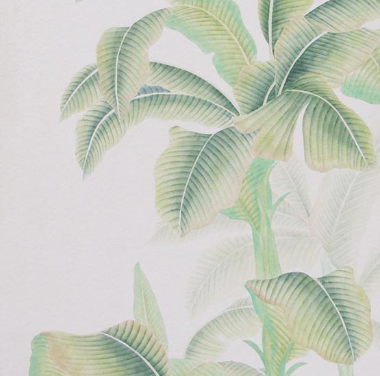 Monstera Leaf Traditional Wallpaper - Prepasted — SAMANTHA SANTANA