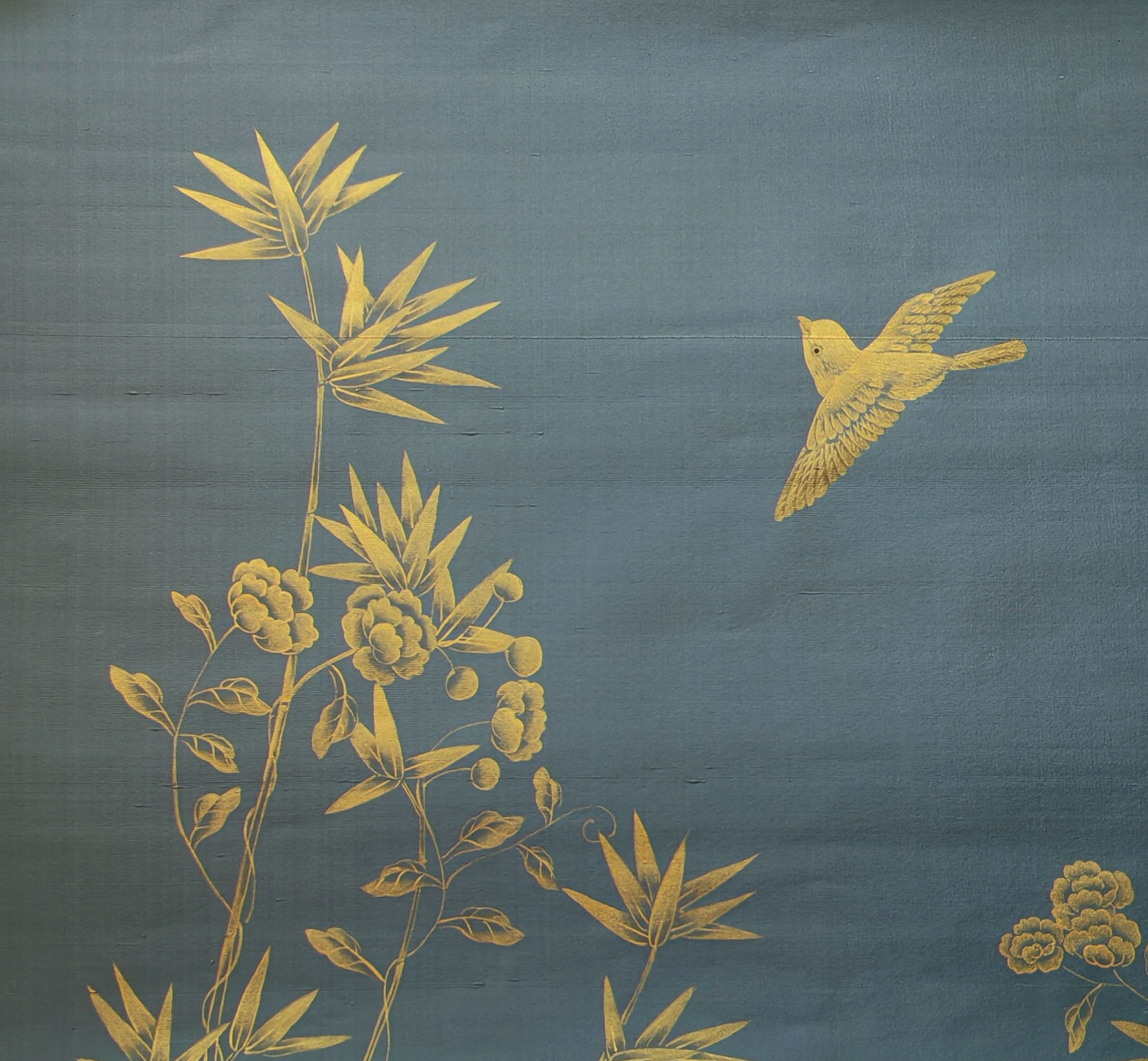 pomellato silk wallcoverings collaboration with Misha MDW